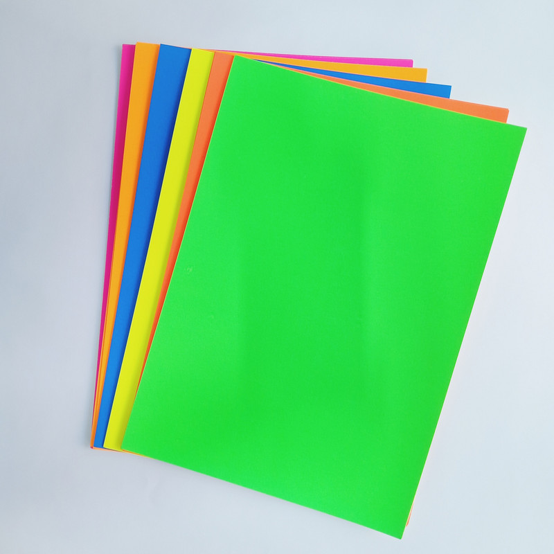 مقوا رنگی کد JK04 سایز 30x20 سانتی متر بسته 6 عددی