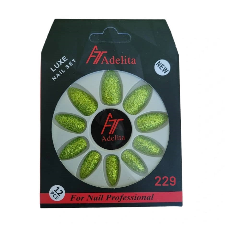 ناخن مصنوعی آدلیتا مدل T-229 بسته 12 عددی