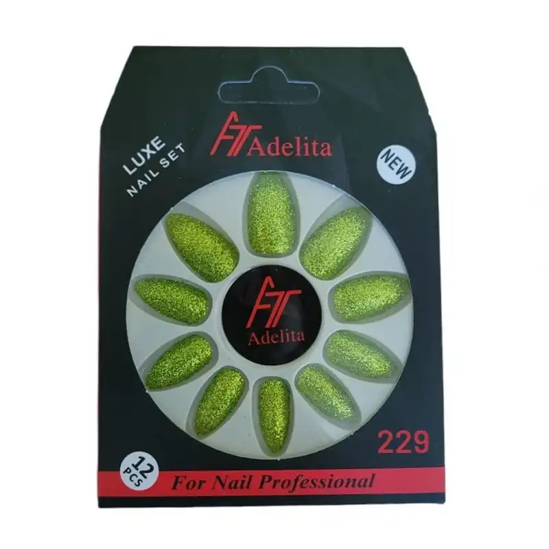 ناخن مصنوعی آدلیتا مدل T-229 بسته 12 عددی