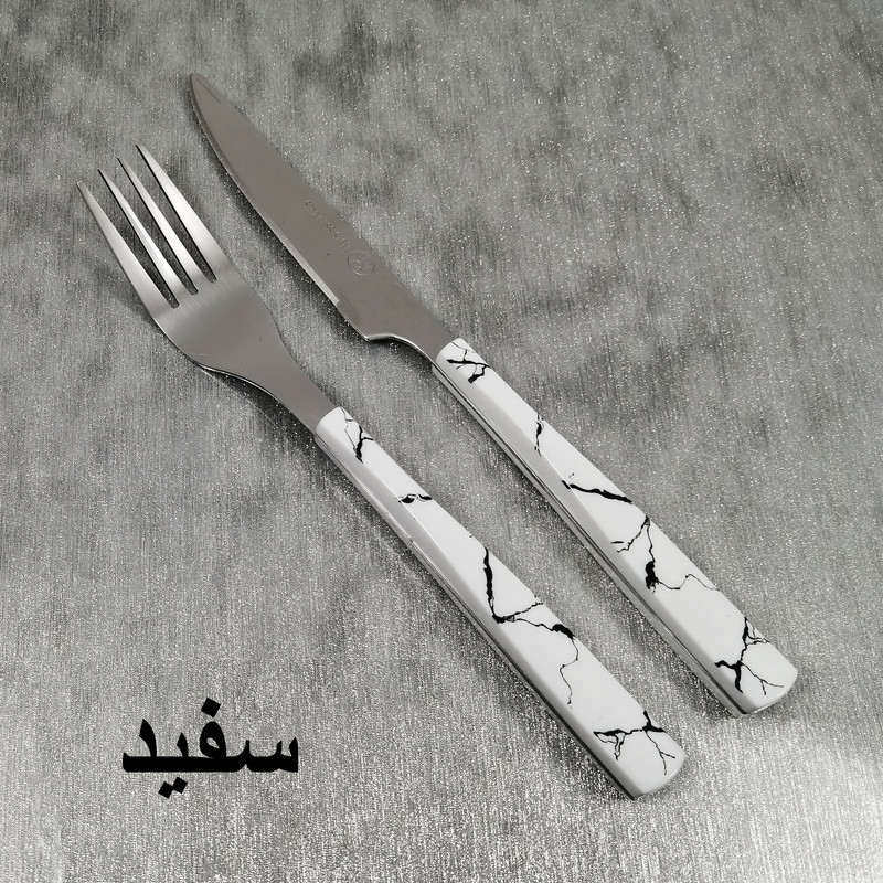 سرویس کارد و چنگال میوه خوری 12 پارچه ام جی مدل STAR