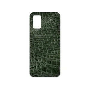 MAHOOT Green-Crocodile-Leather Cover Sticker for Samsung Galaxy M02s