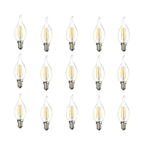 لامپ فیلامنتی 8 وات مدل اشکی 1405 پایه E14 بسته 15 عددی