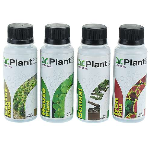 کود آهن و گیاهان آپارتمانی و بن سای و کاکتوس دکتر پلنت کد b4 حجم 90 میلی لیتر مجموعه 4 عددی