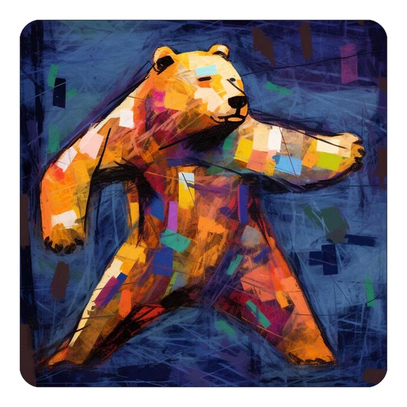 مگنت کاکتی طرح حیوانات رنگی مدل mp26003