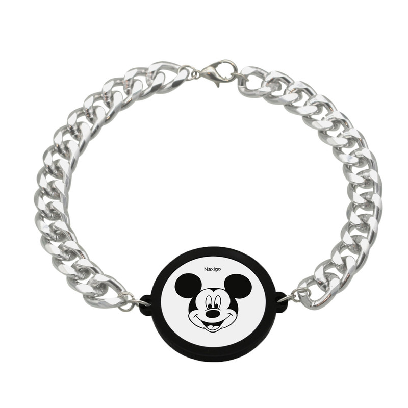 دستبند ناکسیگو مدل میکی موس کد BZ7751 دستبند ناکسیگو مدل میکی موس کد BZ7751