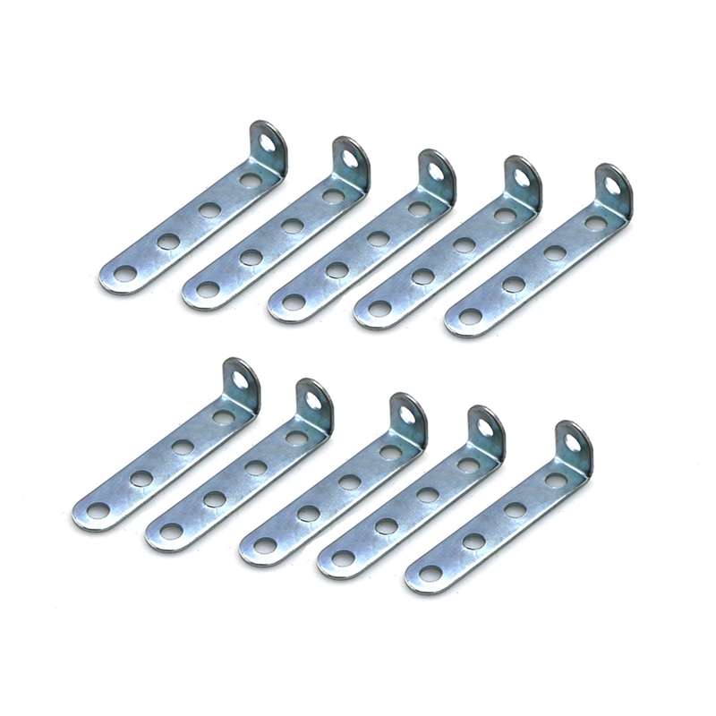 سازه رباتیک مدل بست یک ورخم 5 سوراخ 14 فلزی رنگی بسته 10 عددی