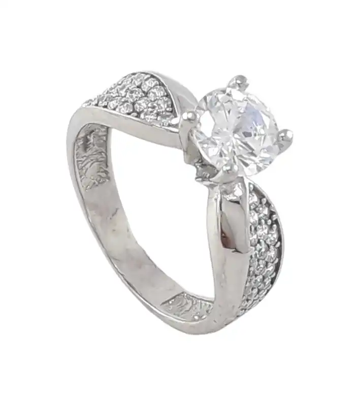 انگشتر نقره زنانه مدل ماریا