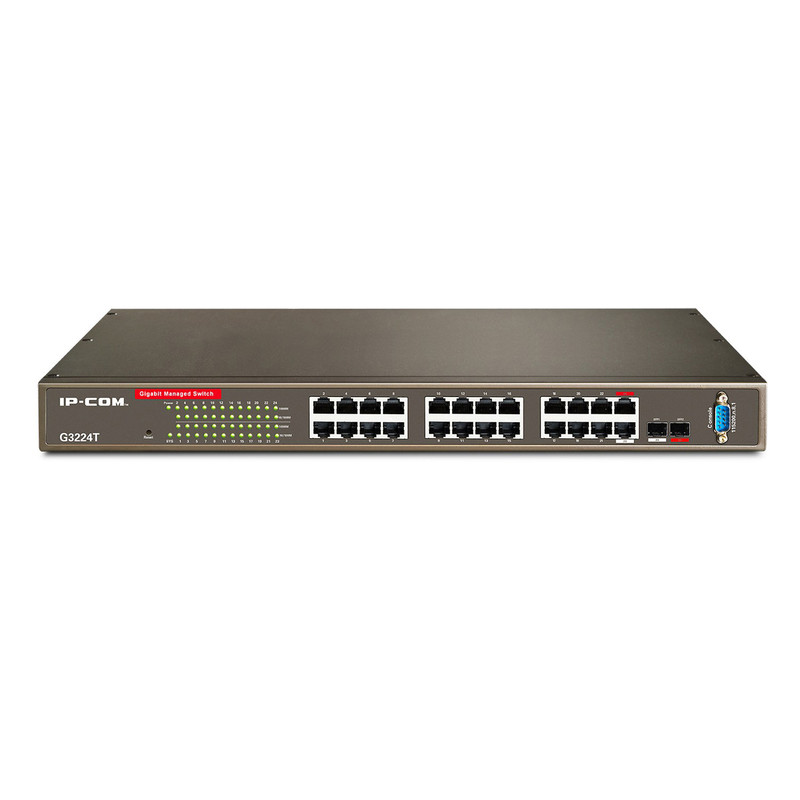 سوییچ 24 پورت آی پی کام مدل G3224T ۲۴GE 2SFP