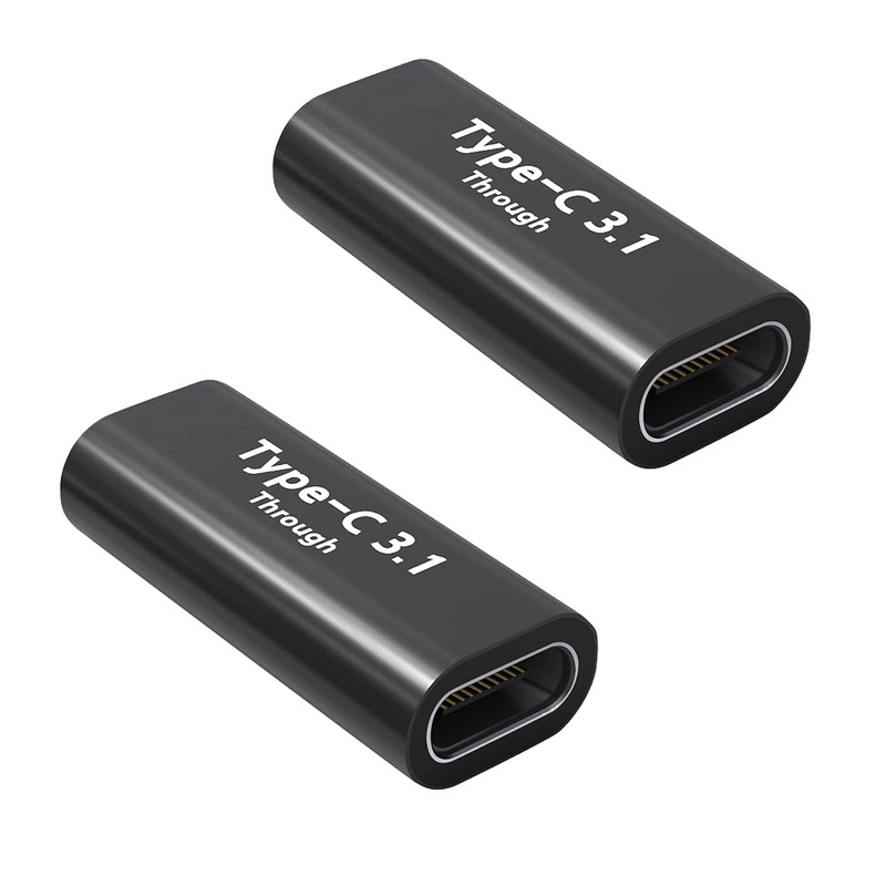 مبدل USB-C به USB-C مدل Through بسته دو عددی