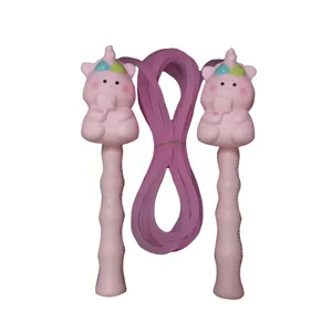 طناب ورزشی مدل فانتزی طرح یونیکورن 