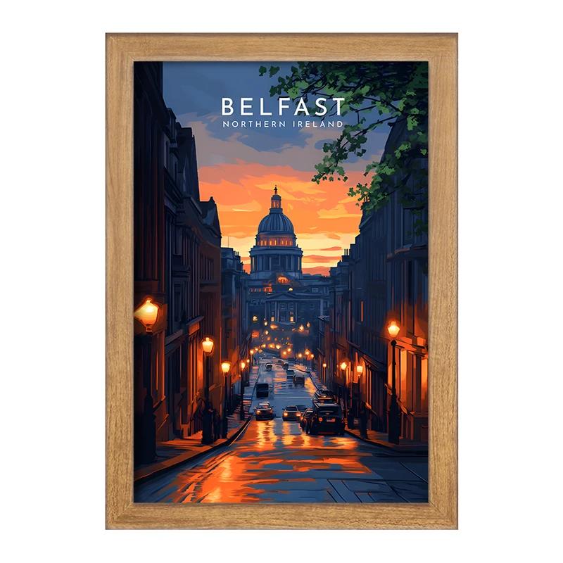 تابلو خندالو مدل بلفاست (Belfast) کد F12893