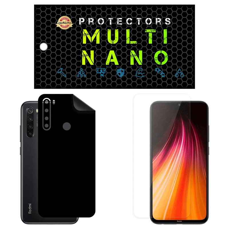 محافظ صفحه نمایش مولتی نانو مدل X-SFM مناسب برای گوشی موبایل شیائومی Redmi Note 8 به همراه برچسب پوششی