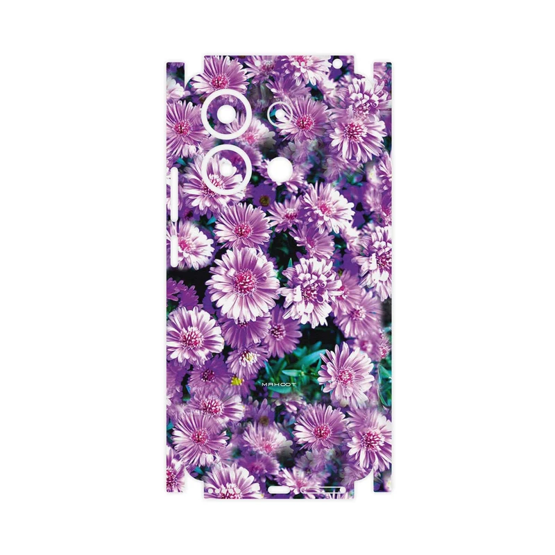 برچسب پوششی ماهوت مدل Purple_Flower-FullSkin مناسب برای گوشی موبایل شیائومی Redmi Note 13 4G