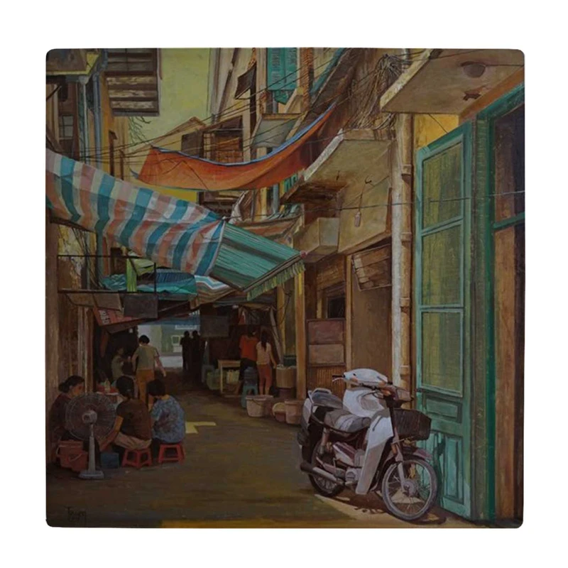 زیر لیوانی طرح محله قدیمی کد    3281387_738