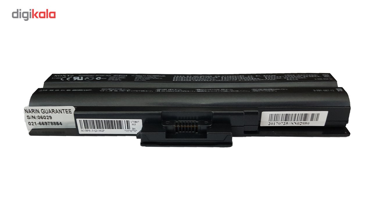 باتری 6 سلولی مدل vgp-bps13 مناسب برای لپ تاپ سونی
