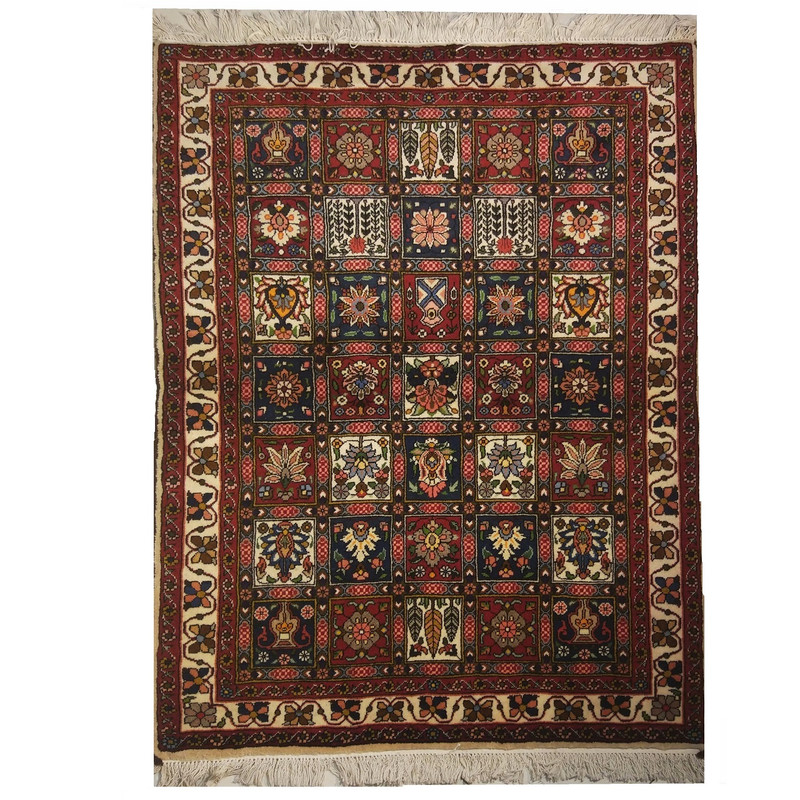 فرش دستبافت نرمین کسا طرح بختیاری کد NKP.F 117