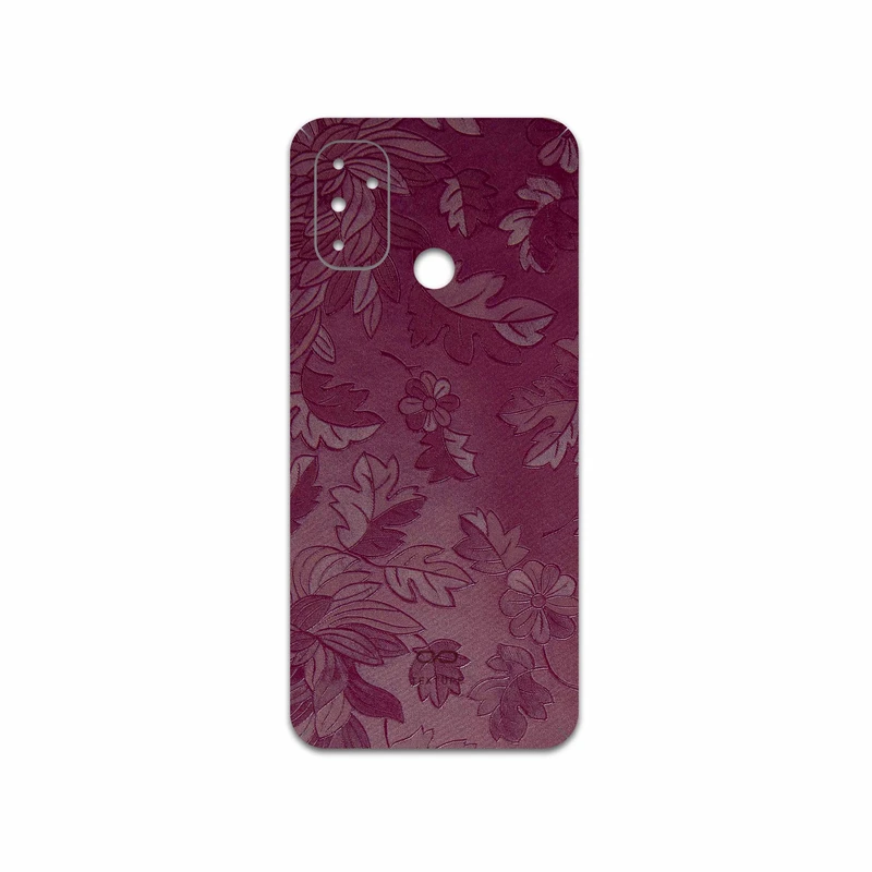 برچسب پوششی ماهوت مدل Red-Wildflower مناسب برای گوشی موبایل وان پلاس Nord N100