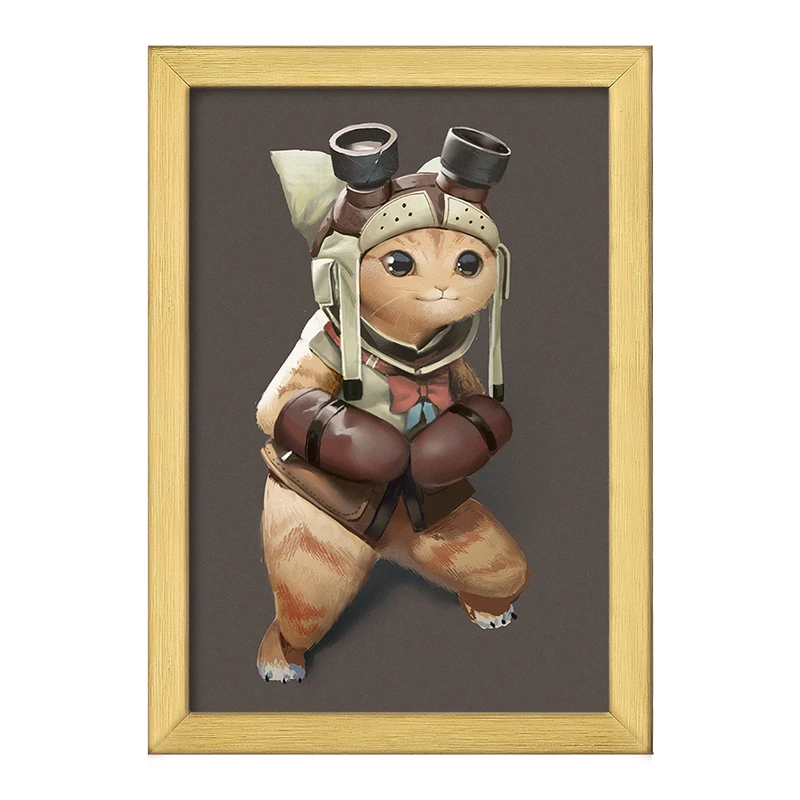 تابلو خندالو طرح بازی شکارچی هیولا (Monster Hunter) کد 33272