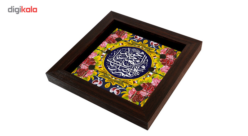 تابلو کاشی صلوات طرح B012 تابلو کاشی صلوات طرح B012