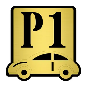 تابلو نشانگر مستر راد طرح پارکینگ شماره 1 کدP-BG 01