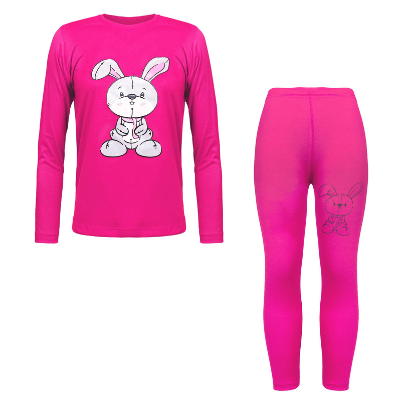 ست تی شرت آستین بلند و شلوار زنانه مدل خرگوشی