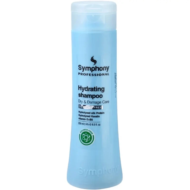 شامپو تقویت کننده و ترمیم کننده مو سیمفونی مدل آبرسان حجم 250 میلی لیتر