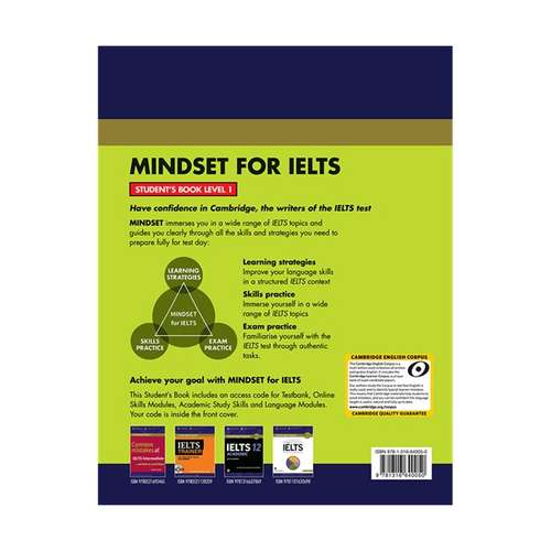 کتاب MINDSET FOR IELTS 1 Students Book اثر جمعی از نویسندگان انتشارات Cambridge