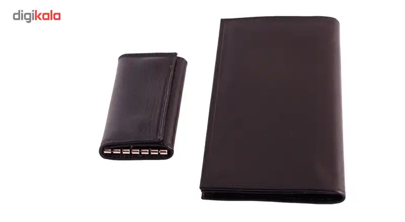 ست هدیه چرم طبیعی چرم بارز مدل DS13