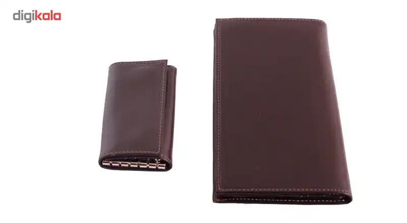 ست هدیه چرم طبیعی چرم بارز مدل DS13