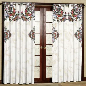 پرده مدل هازان پانچی کد 4210 سایز 140x200 سانتی متر