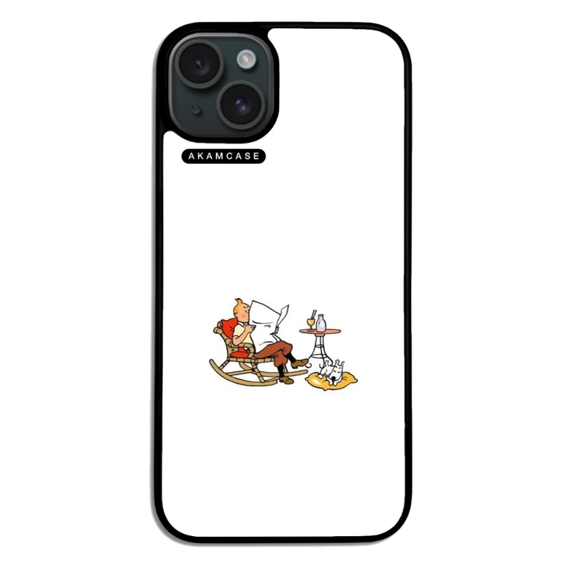 کاور آکام مدل AMC-WA15PLUS-TINTIN-8 مناسب برای گوشی موبایل اپل iPhone 15 Plus