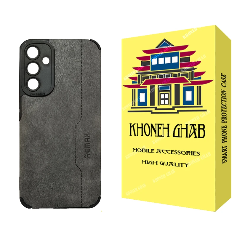 کاور خونه قاب مدل چرم مناسب برای گوشی موبایل سامسونگ Galaxy A15 4G / 5G