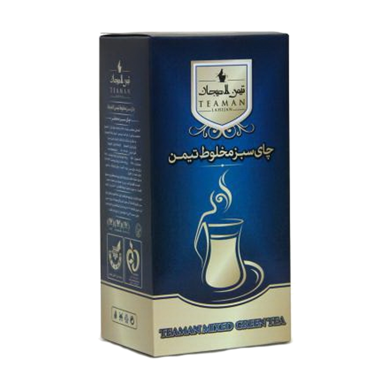 چای سبز تیمن لاهیجان مدل مخلوط مقدار 250 گرمی