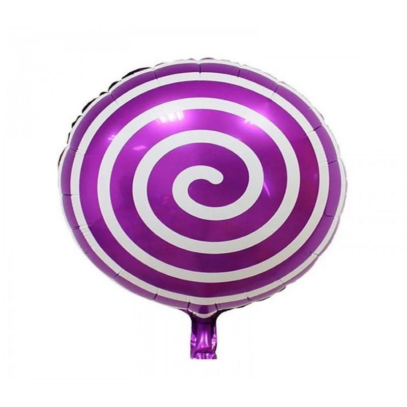 بادکنک فویلی مدل گرد آبنبات حلزونی سایز 180×200