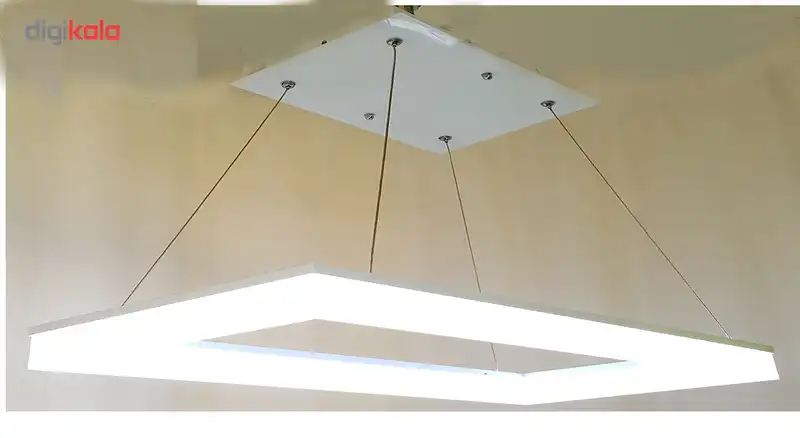 لوسترسقفی مدرن مستطیل ماد1طبقه کدN105b