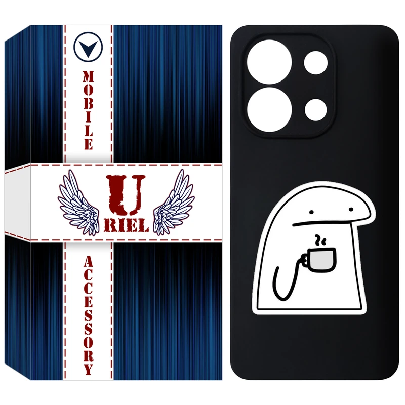 کاور یوریل مدل KSH کد 79 طرح پوکرفیس مناسب برای گوشی موبایل شیائومی Redmi Note 13 4G