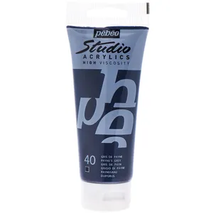 رنگ اکریلیک پ ب او  مدل Studio High Viscosity کد رنگ 40 حجم 100 میلی لیتر