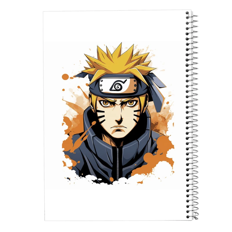 دفتر ژورنال نویسی 50 برگ مدوپد مدل نقطه ای طرح Naroto کد DF11209
