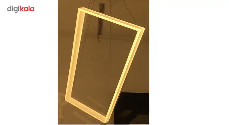 لوسترسقفی مدرن مستطیل ماد1طبقه کدN105k