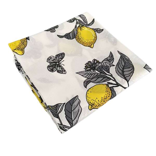 سفره چهار نفره مدل لیمو و پروانه کد LEMONFLY.GRI50