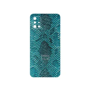 MAHOOT Blue Snake Skin Cover Sticker for Samsung Galaxy A51