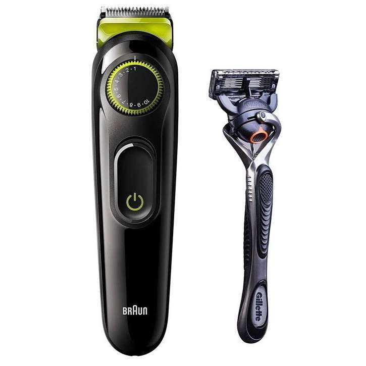 ماشین اصلاح موی سر و صورت براون مدل BT3221plus به همراه خود تراش ژیلت مدل 01 ماشین اصلاح موی سر و صورت براون مدل BT3221plus به همراه خود تراش ژیلت مدل 01