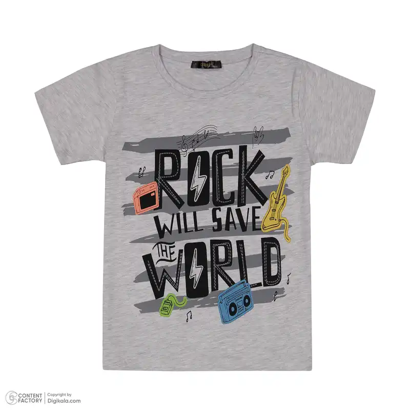 ست تی شرت و شلوارک پسرانه اوزکان مدل 4316923