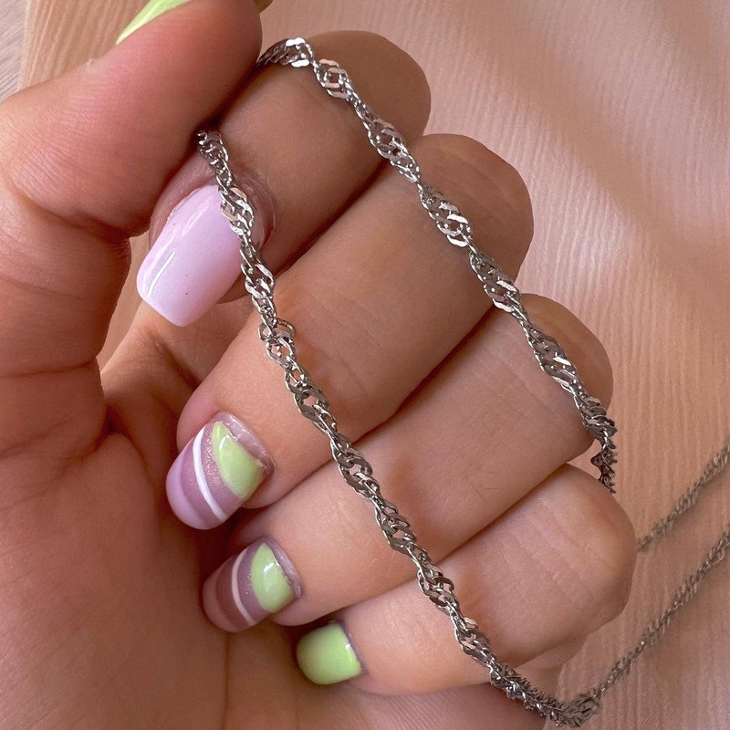 زنجیر زنانه مدل سنگاپوری