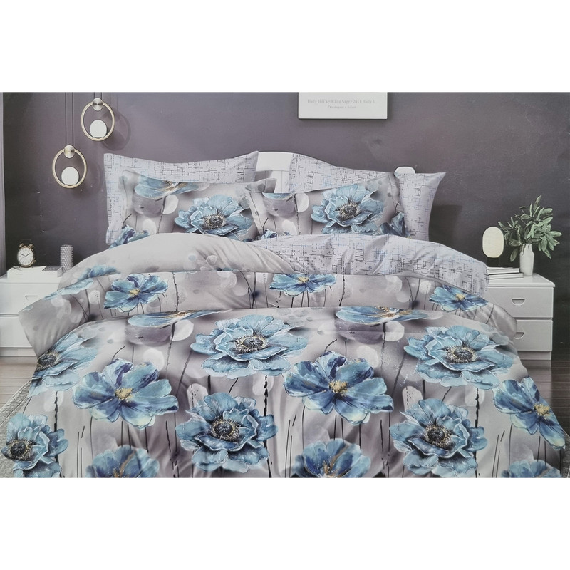ملحفه مدل کشدار کد ZN 363 دو نفره سایز 180x200 سانتی متر
