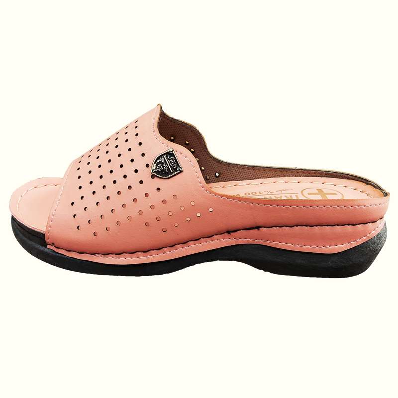 دمپایی زنانه مدل ایران کد Pk رنگ کالباسی