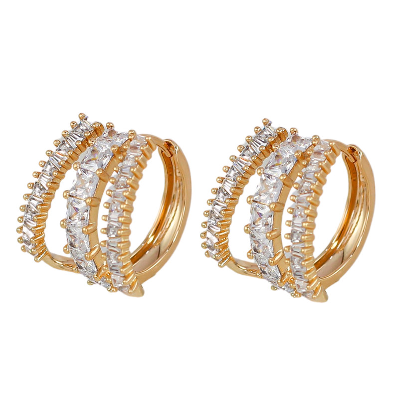 گوشواره حلقه ای زنانه ژوپینگ مدل AAE1195