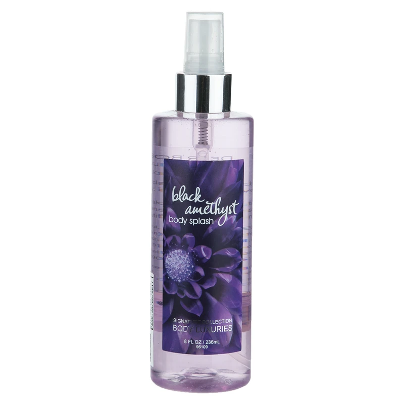 اسپری خوشبو کننده بدن زنانه بادی لاکچری مدل Black Amethyst حجم 236 میلی لیتر