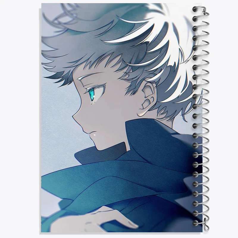 دفتر مشق 50 برگ خندالو مدل کودکی گوجو ساتورو انیمه جوجوتسو کایزن  کد 11127