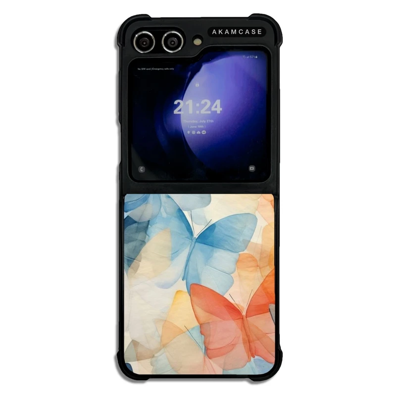 کاور آکام مدل AMC-WSGZFLIP5-BUTTERFLY-14 مناسب برای گوشی موبایل سامسونگ Galaxy Z Flip 5
